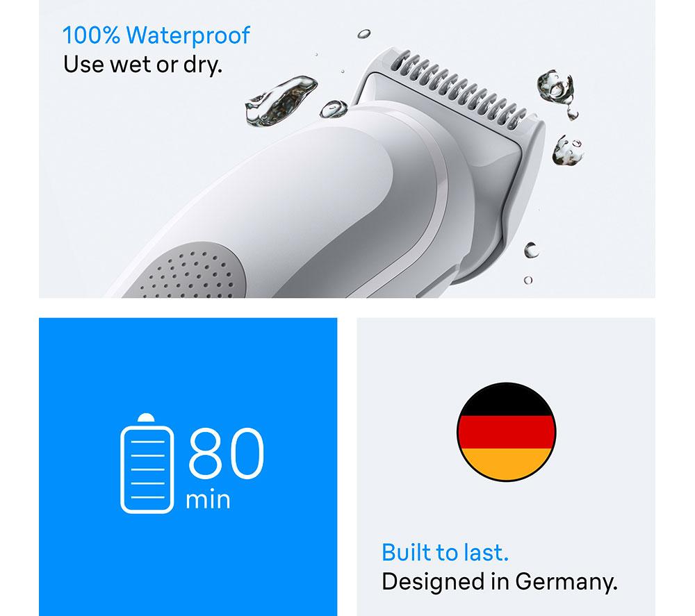 BRAUN Series 3 BG3500 Wet & Dry Body Groomer - Grey image number 5 of 6