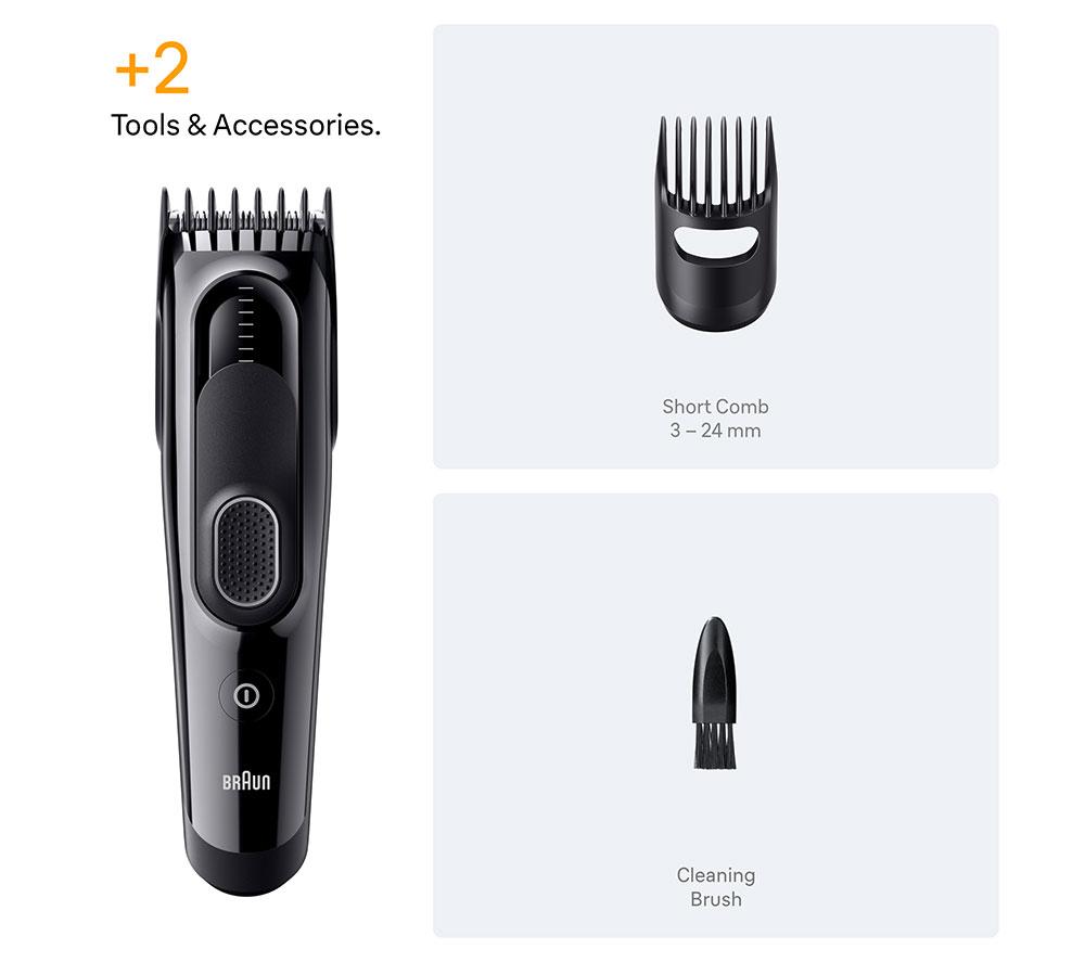 BRAUN Series 5 HC5510 Hair Clipper - Black image number 7 of 7