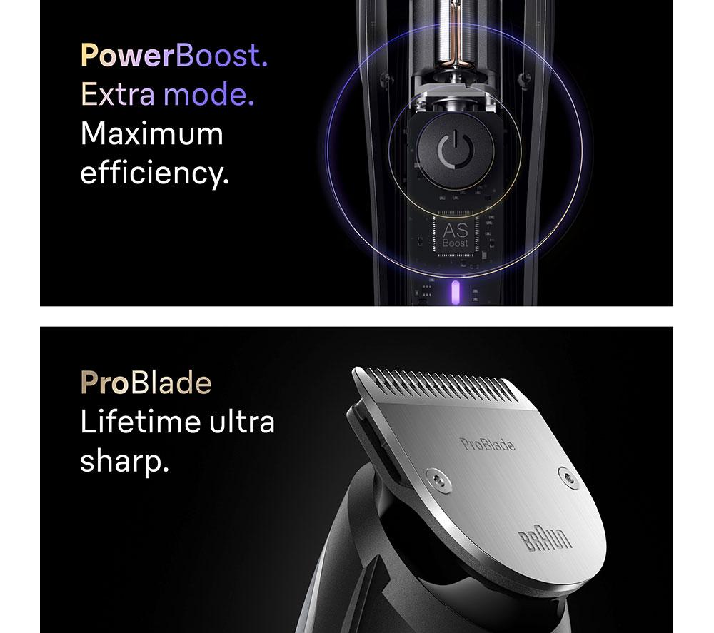 BRAUN Series 9 BT9560 Beard Trimmer - Chrome image number 3 of 7