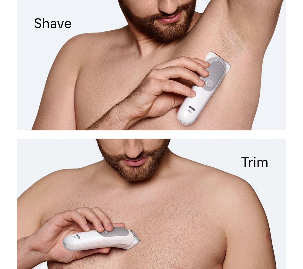 BRAUN Series 5 BG5550 Wet & Dry Body Groomer - Grey image number 5 of 7