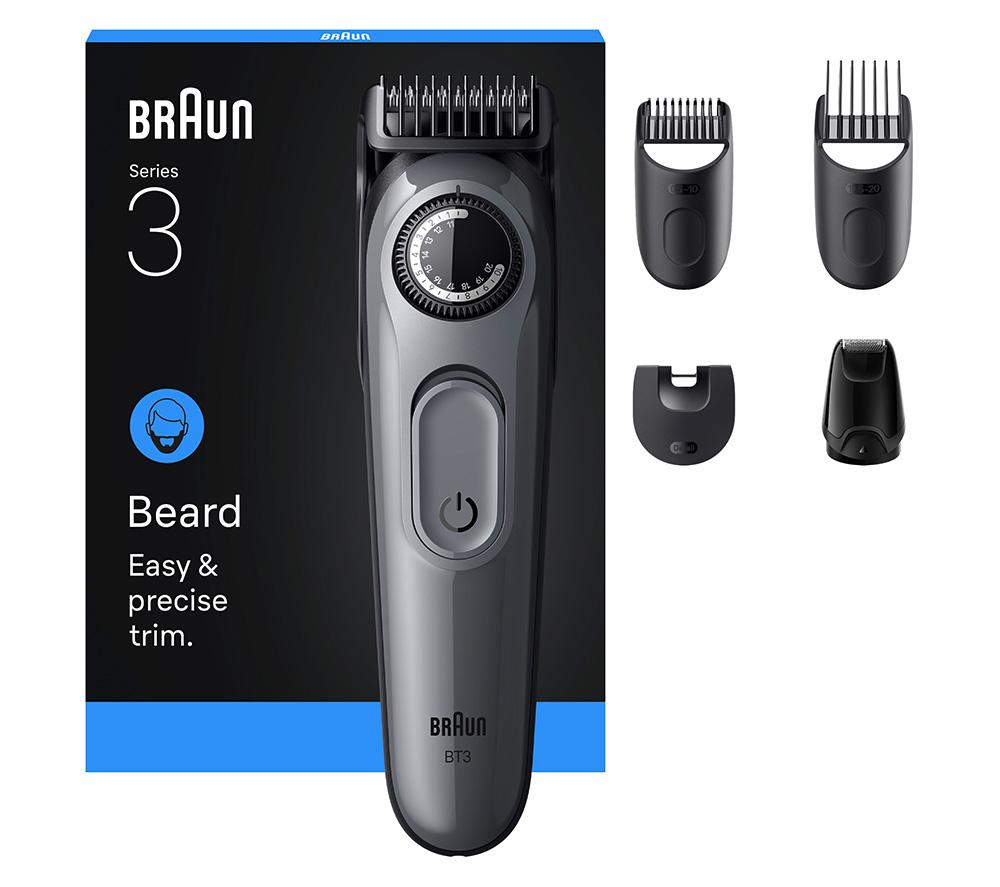 BRAUN Series 3 BRABT3560 Beard Trimmer - Grey