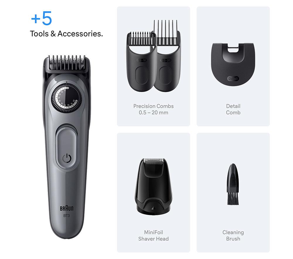BRAUN Series 3 BT3560 Beard Trimmer - Grey image number 7 of 7
