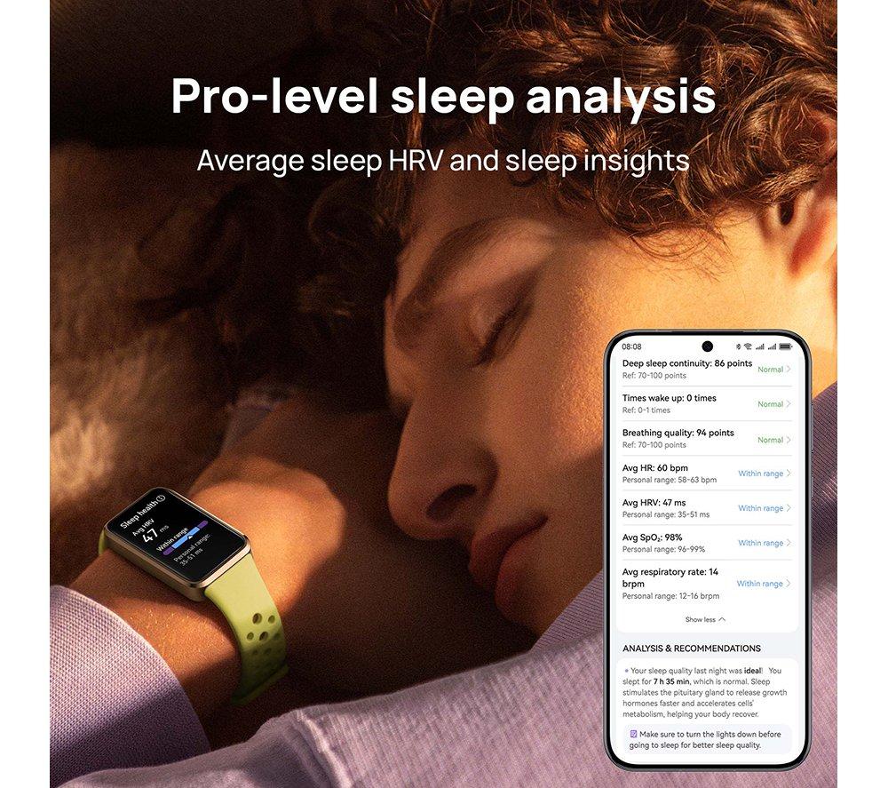 HUAWEI Band 10 Fitness Tracker - Aluminium Alloy Purple image number 3 of 9