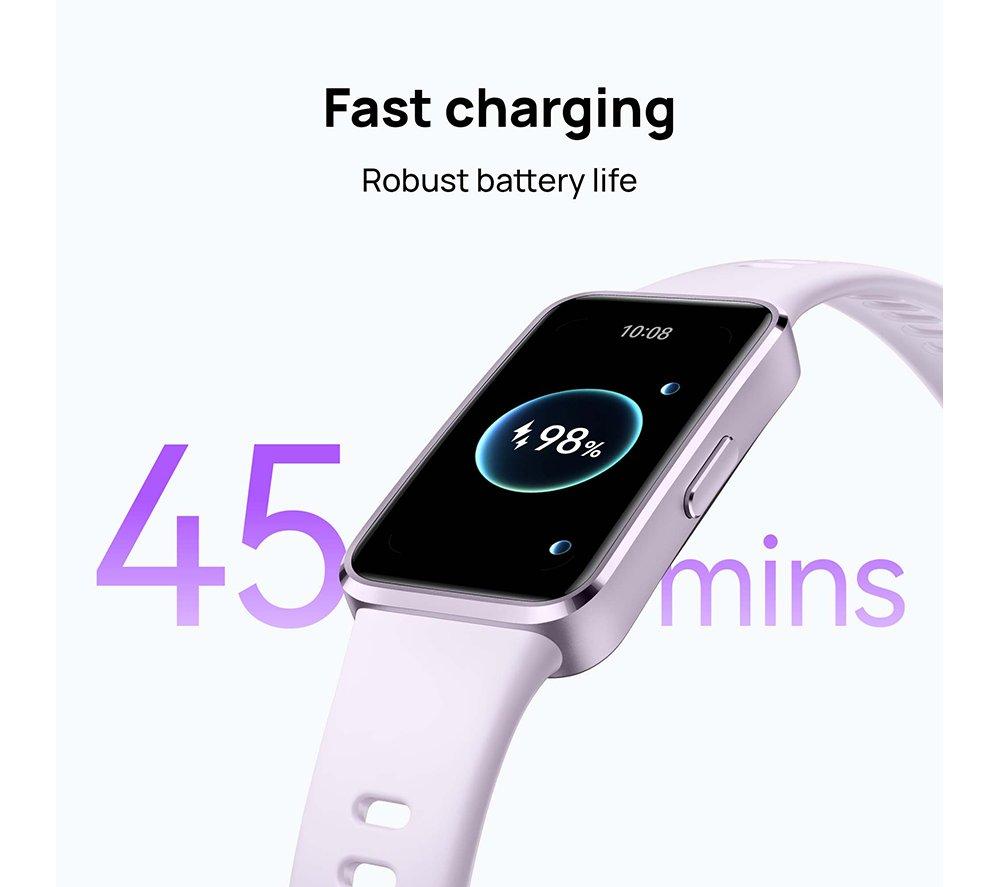 HUAWEI Band 10 Fitness Tracker - Aluminium Alloy Purple image number 6 of 9