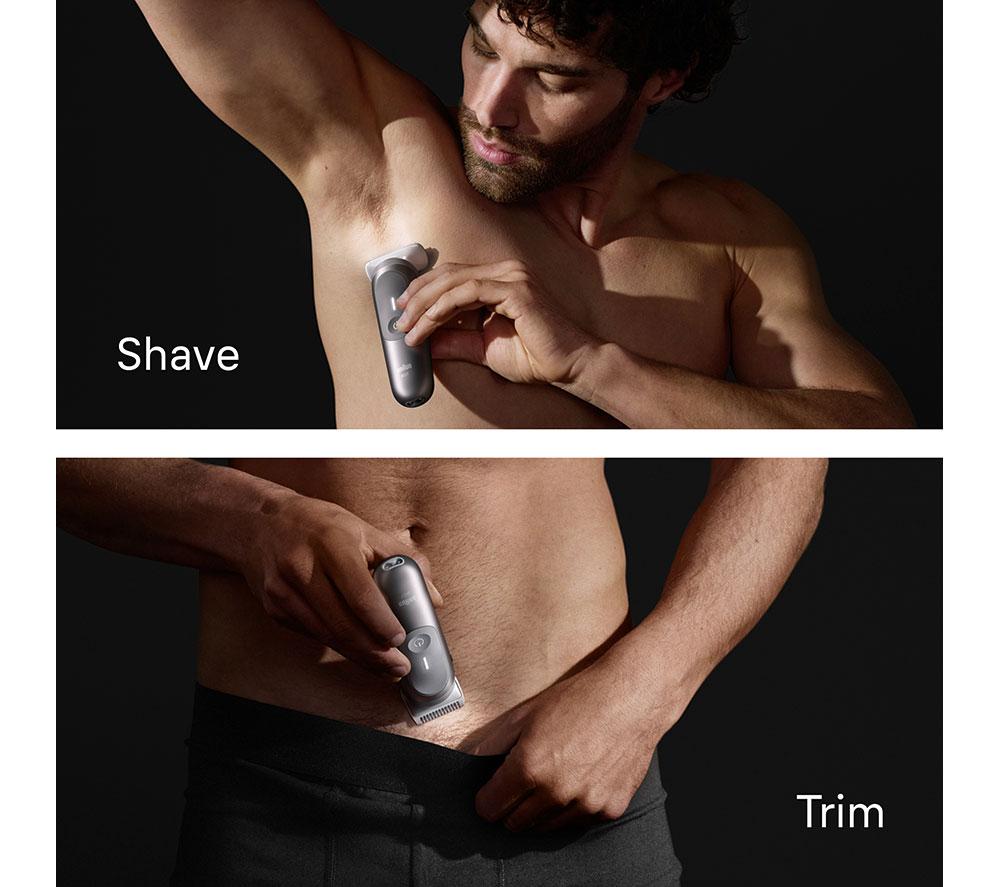 BRAUN Series 7 BG7550 Wet & Dry Body Groomer - Grey image number 5 of 7