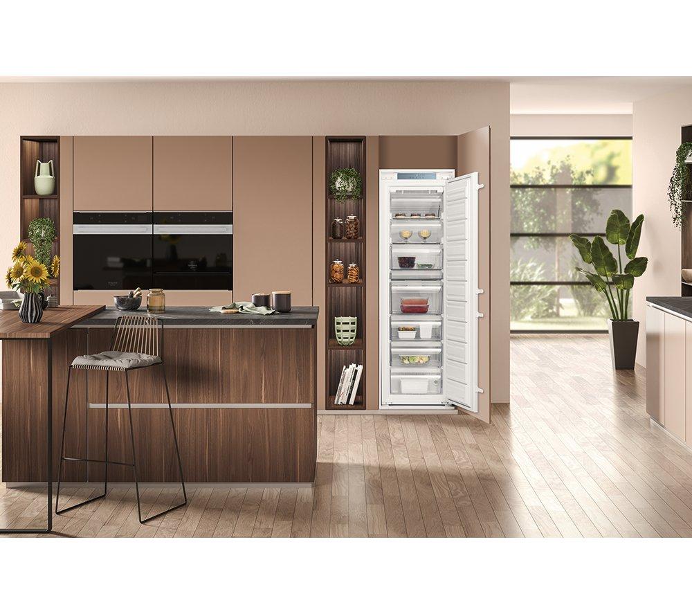 HOTPOINT No Frost HTSD18F013H1 Integrated Tall Freezer - Sliding Hinge image number 9 of 10