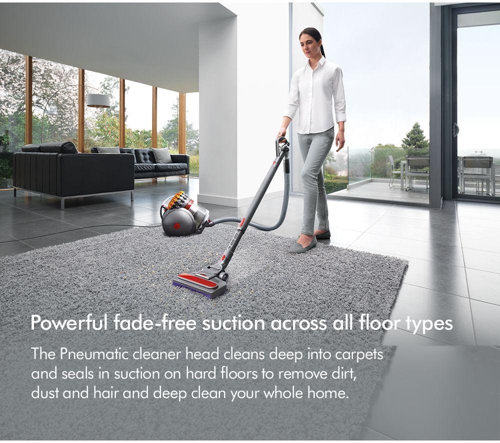 DYSON Big Ball Multi-Floor 2 Cylinder Bagless Vacuum Cleaner - Iron Sprayed Yellow image number 10 of 11