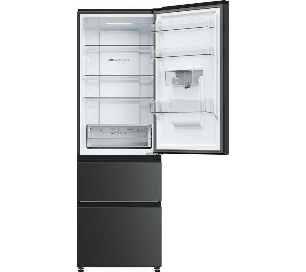 HAIER HTW3618EWPB Smart Fridge Freezer - Slate Black image number 4 of 13