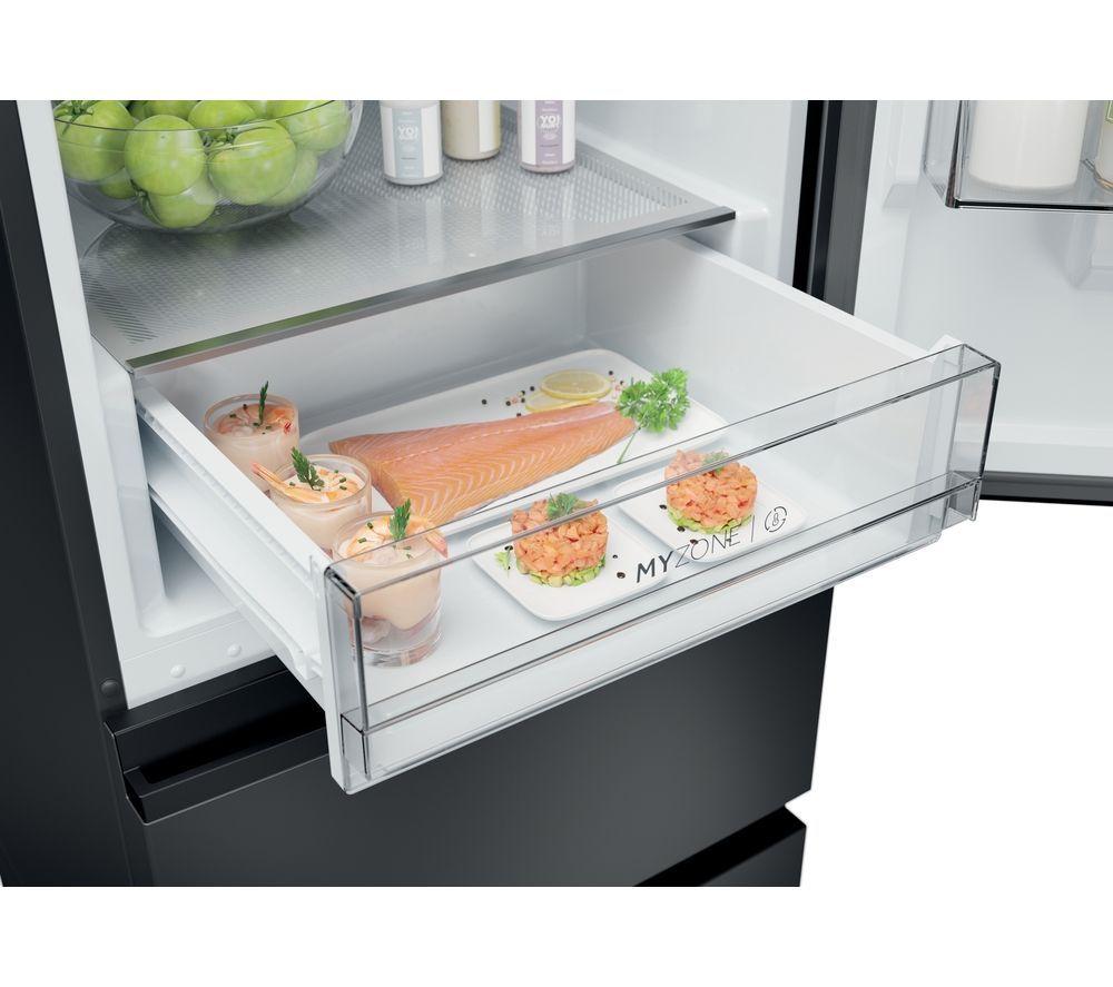 HAIER HTW3618EWPB Smart Fridge Freezer - Slate Black image number 12 of 13