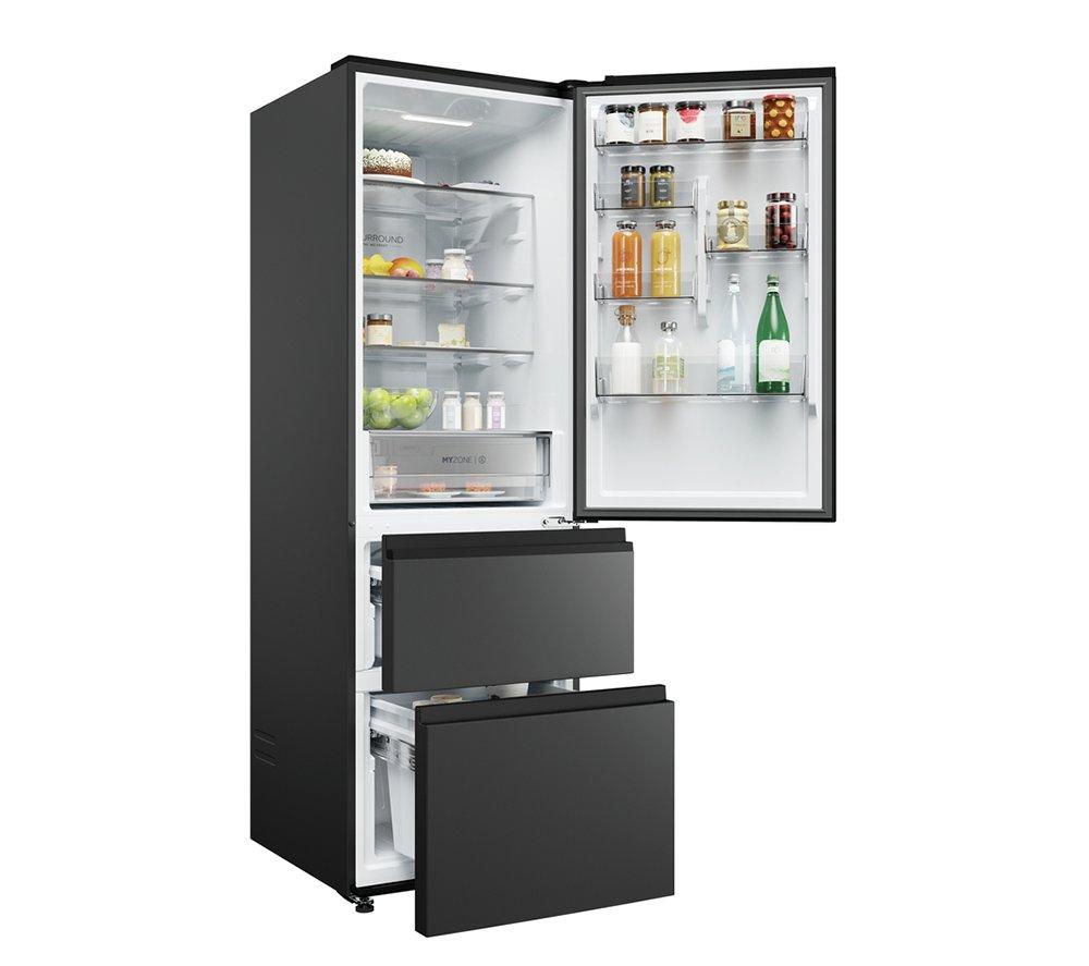 HAIER HTW3618ENPB Smart Fridge Freezer - Slate Black image number 2 of 17