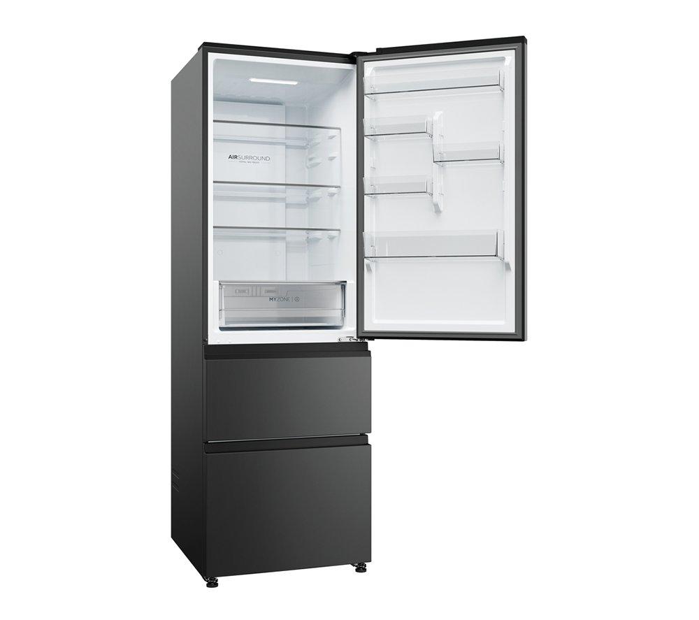 HAIER HTW3618ENPB Smart Fridge Freezer - Slate Black image number 3 of 17