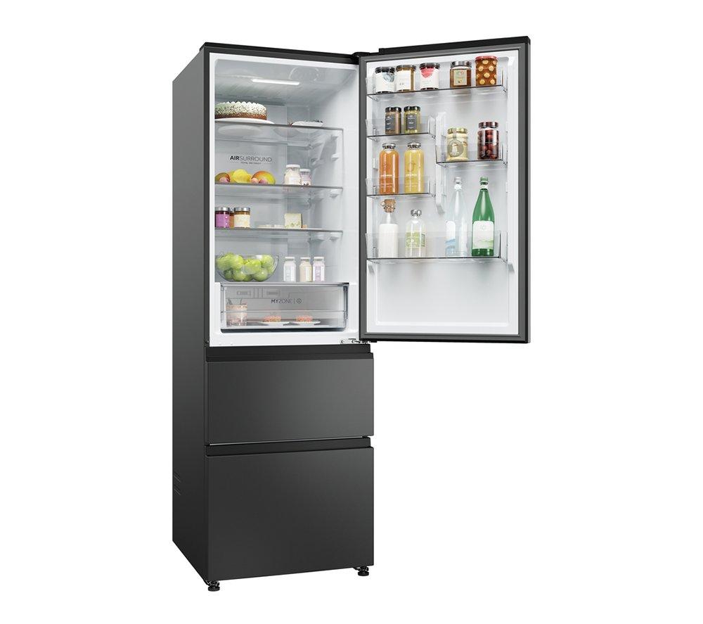 HAIER HTW3618ENPB Smart Fridge Freezer - Slate Black image number 11 of 17