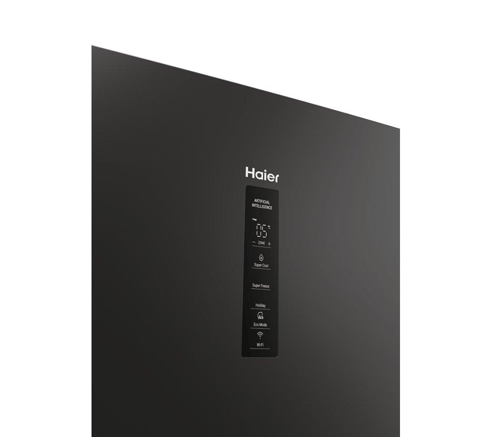 HAIER HTW3618ENPB Smart Fridge Freezer - Slate Black image number 12 of 17