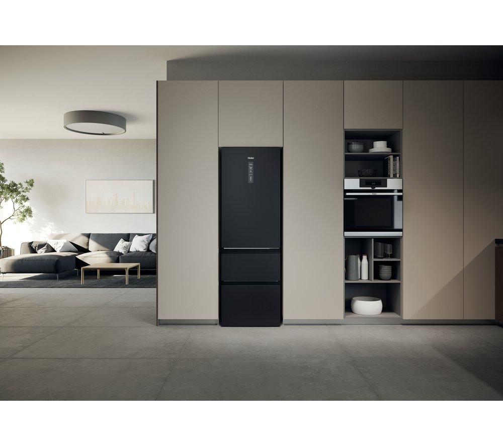 HAIER HTW3618ENPB Smart Fridge Freezer - Slate Black image number 16 of 17