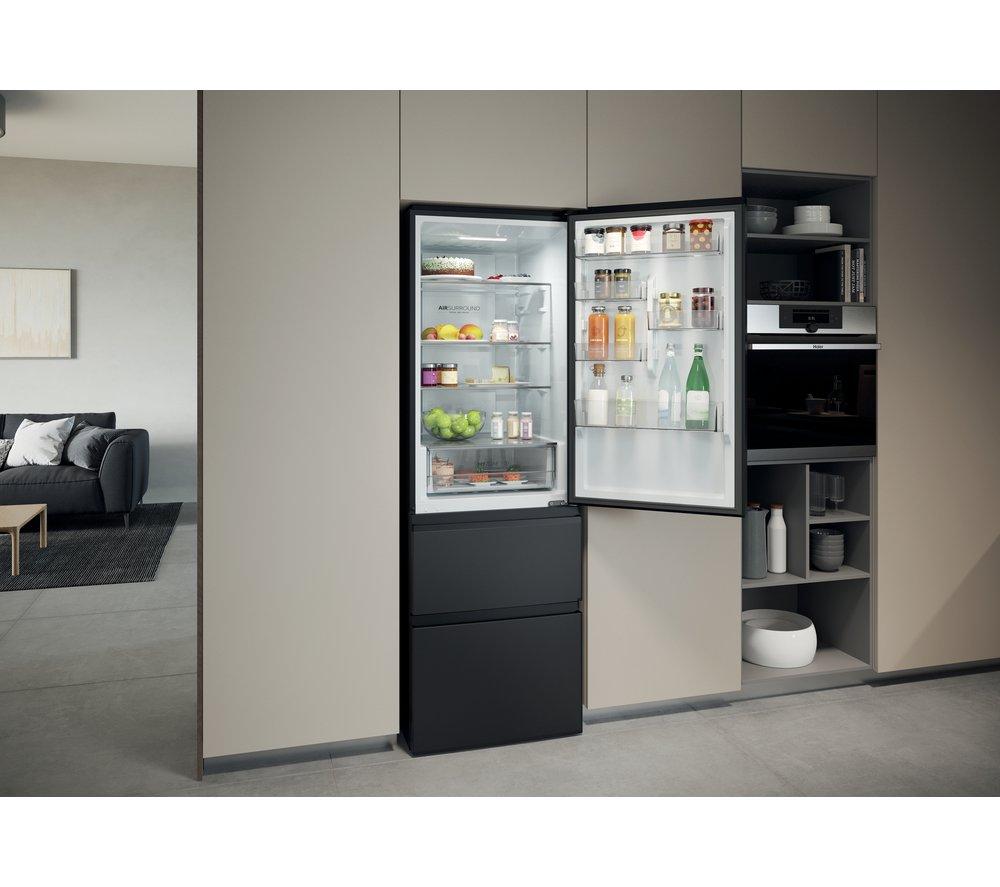 HAIER HTW3618ENPB Smart Fridge Freezer - Slate Black image number 17 of 17