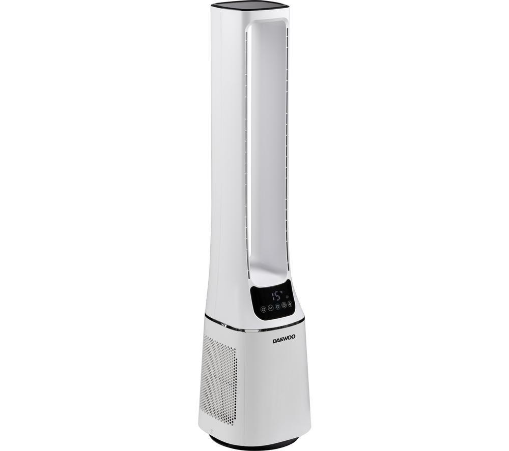 DAEWOO COL1624GE 2-in-1 Bladeless Fan & Purifier - White image number 3 of 9