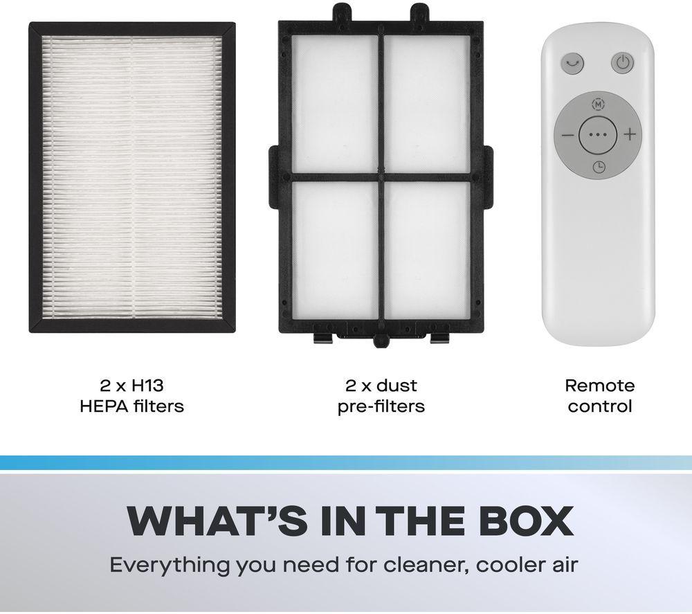 DAEWOO COL1624GE 2-in-1 Bladeless Fan & Purifier - White image number 8 of 9