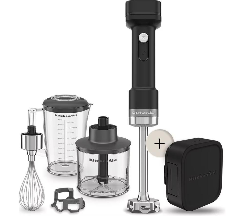 KITCHENAID Go 5KHBRV75BM Cordless Hand Blender - Black image number 5 of 6