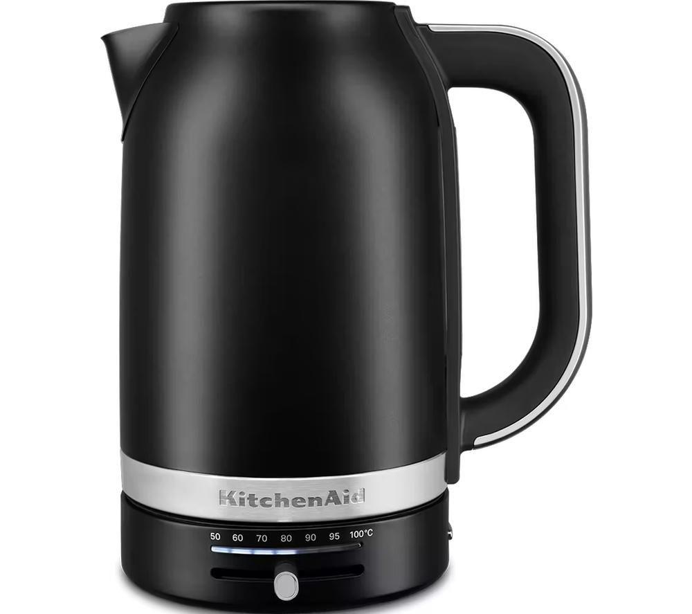 Kitchenaid Variable Temperature 5Kek1701bbm Jug Kettle - Matte Black, Black