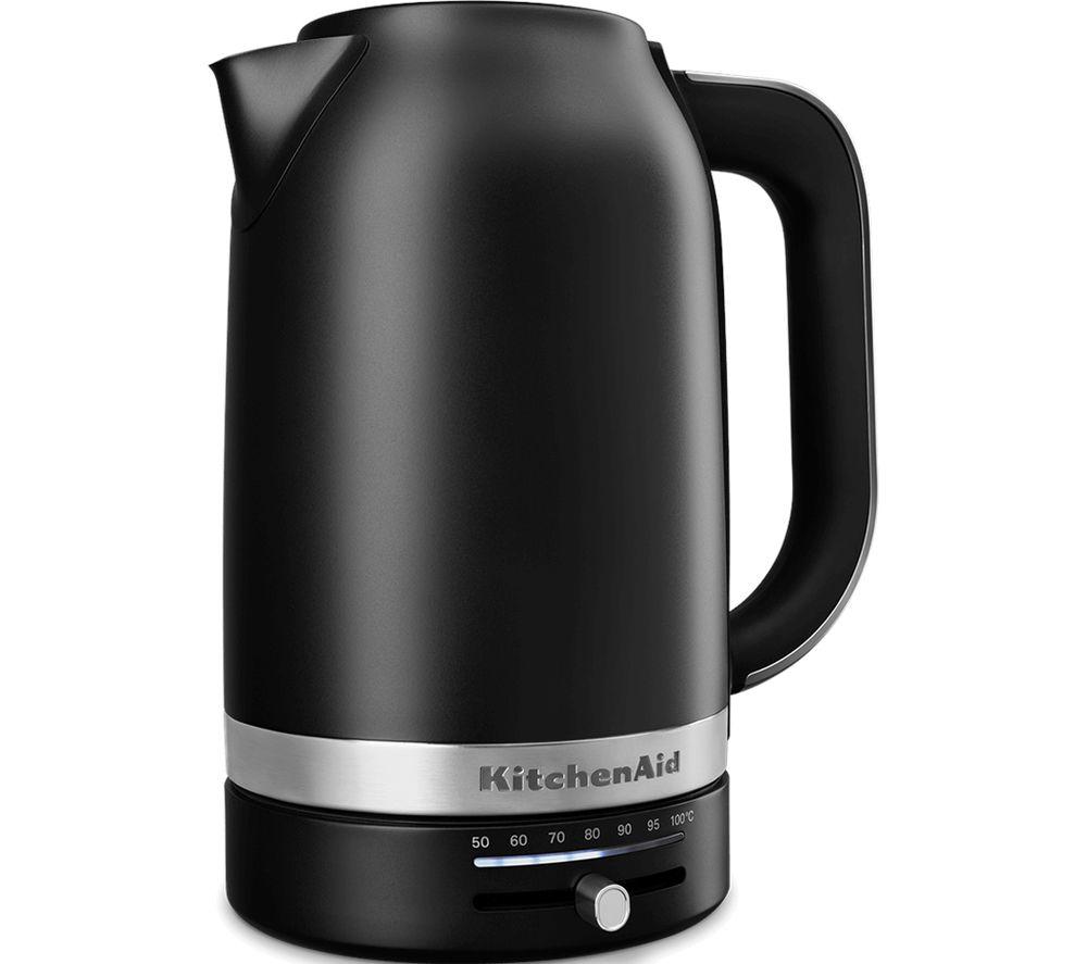 KITCHENAID Variable Temperature 5KEK1701BBM Jug Kettle - Matte Black image number 2 of 4