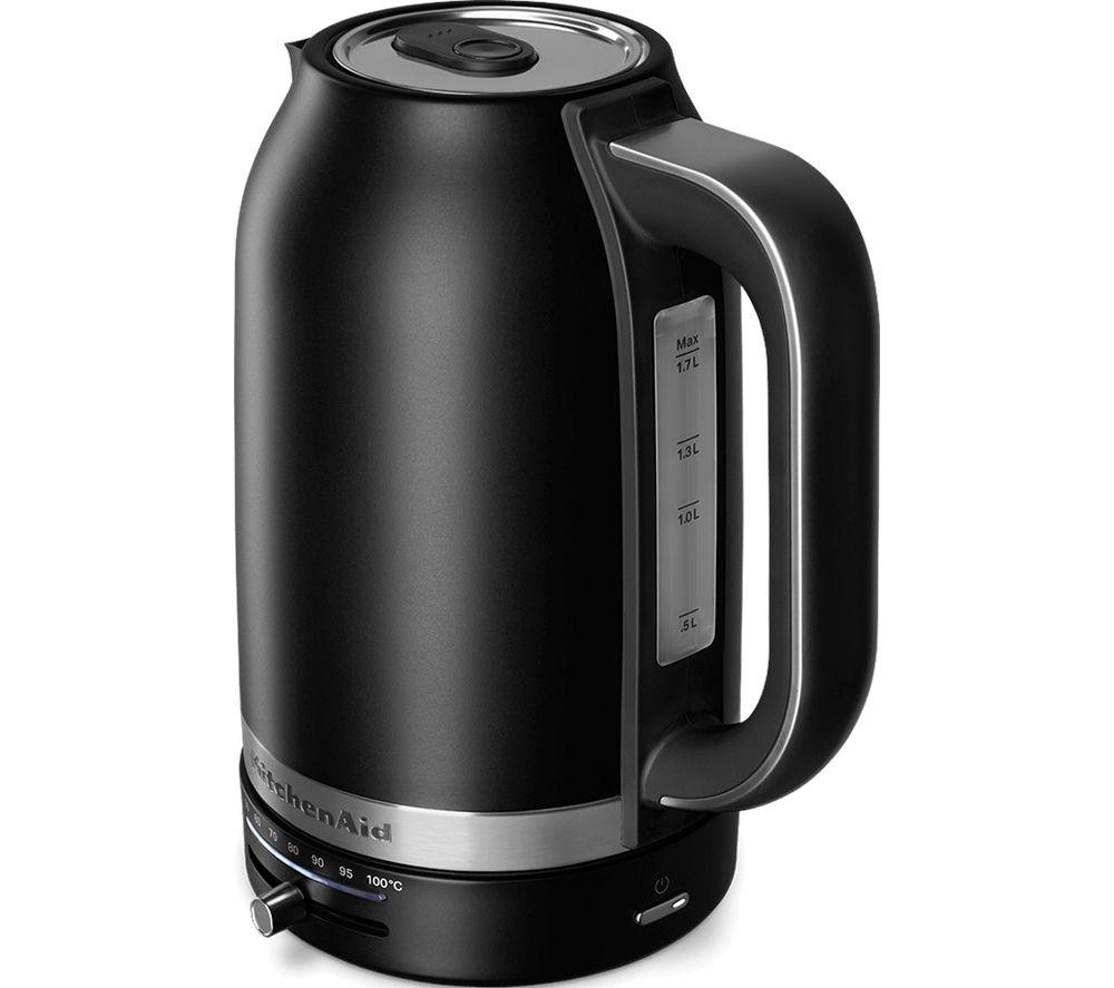KITCHENAID Variable Temperature 5KEK1701BBM Jug Kettle - Matte Black image number 3 of 4