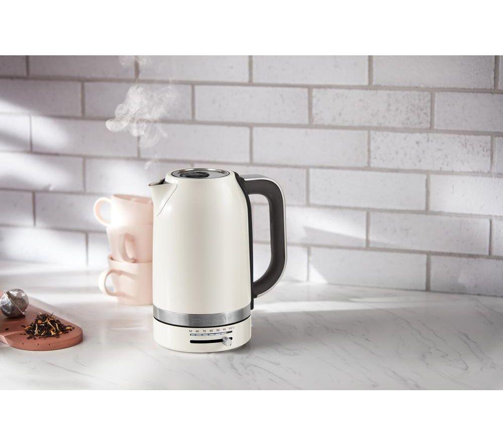 KITCHENAID Variable Temperature 5KEK1701BPL Jug Kettle - Porcelain image number 4 of 5