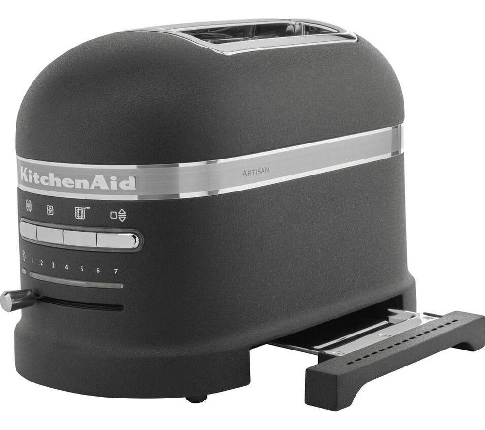 KITCHENAID Artisan 5KMT2204BBK 2-Slice Toaster - Cast Iron Black image number 3 of 3