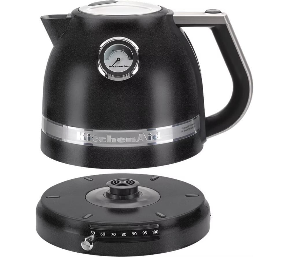KITCHENAID Artisan Variable Temperature 5KEK1522BBK Jug Kettle - Cast Iron Black image number 3 of 5