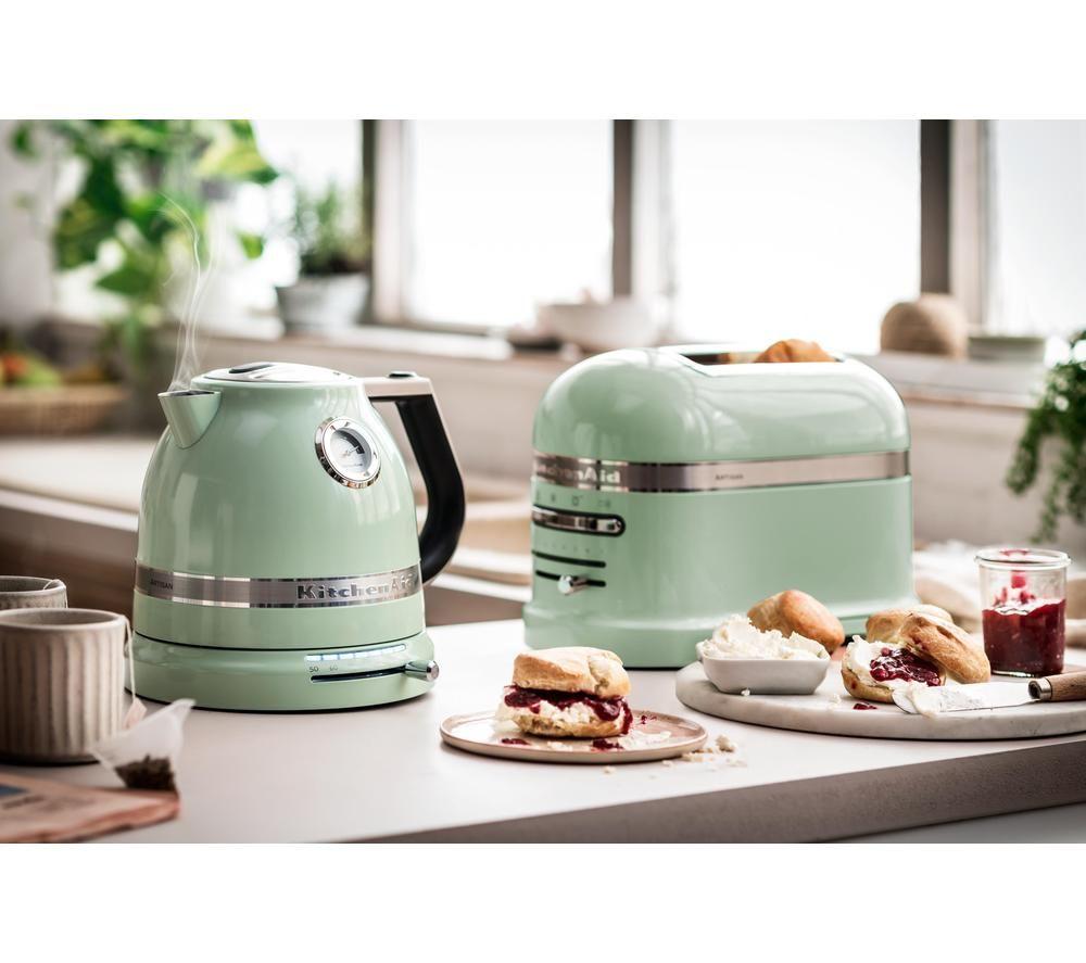 KITCHENAID Artisan Variable Temperature 5KEK1522BPT Jug Kettle - Pistachio image number 4 of 4