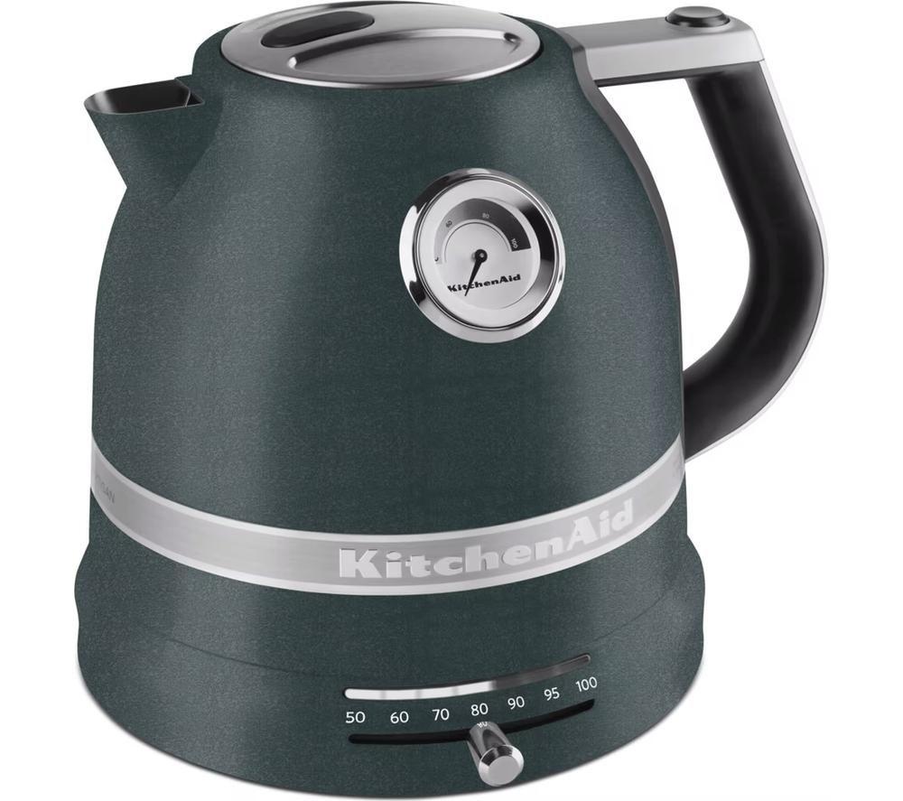 Kitchenaid Artisan Variable Temperature 5Kek1522bpp Jug Kettle - Pebbled Palm, Blue,Green