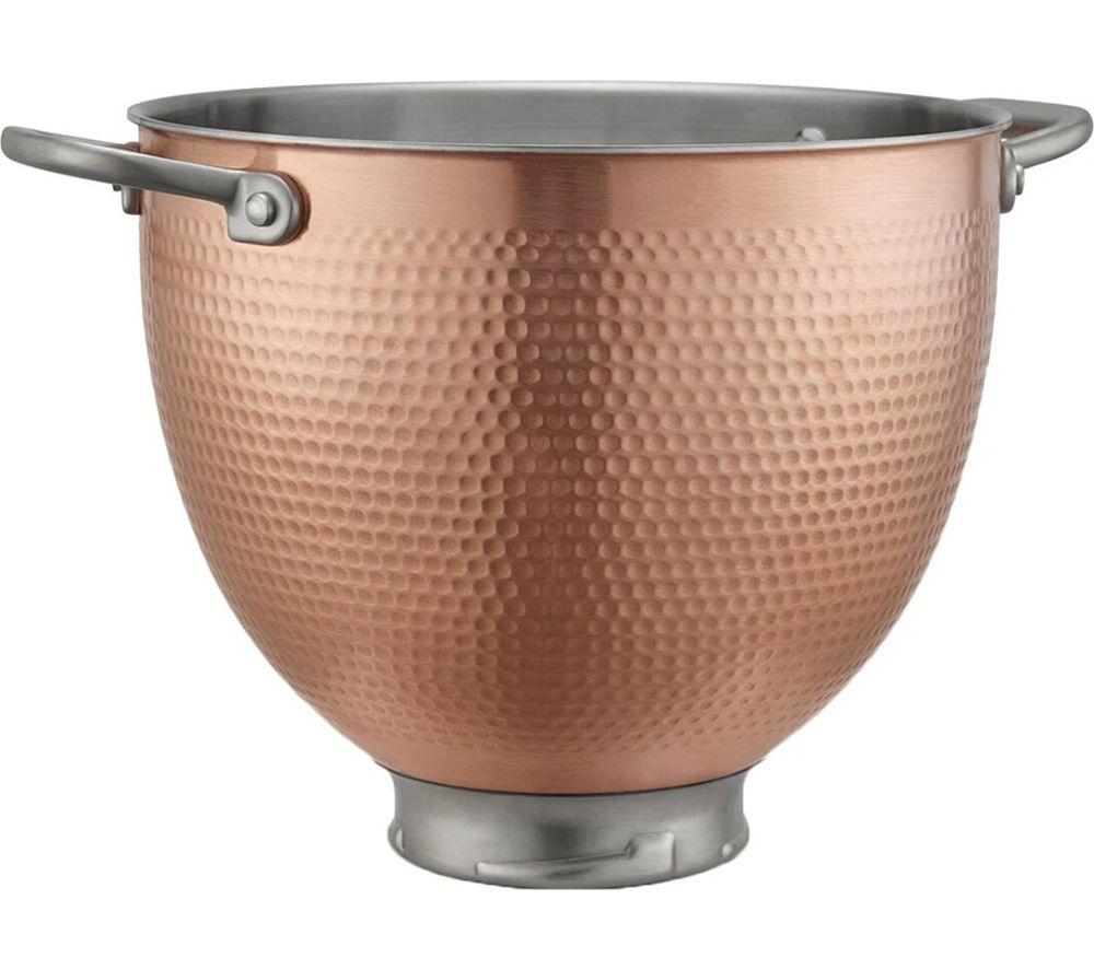 KITCHENAID 5KSM5SSBCB 4.7 Litre Copper Mixing Bowl - Brown & Silver image number 3 of 4