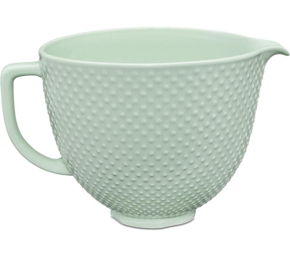 Kitchenaid 5Ksm2cb5tdd 4.7 Litre Ceramic Mixing Bowl - Dew Drop, Green
