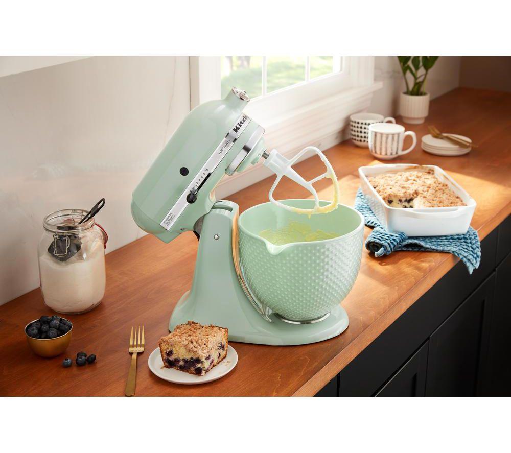 KITCHENAID 5KSM2CB5TDD 4.7 Litre Ceramic Mixing Bowl - Dew Drop image number 3 of 4