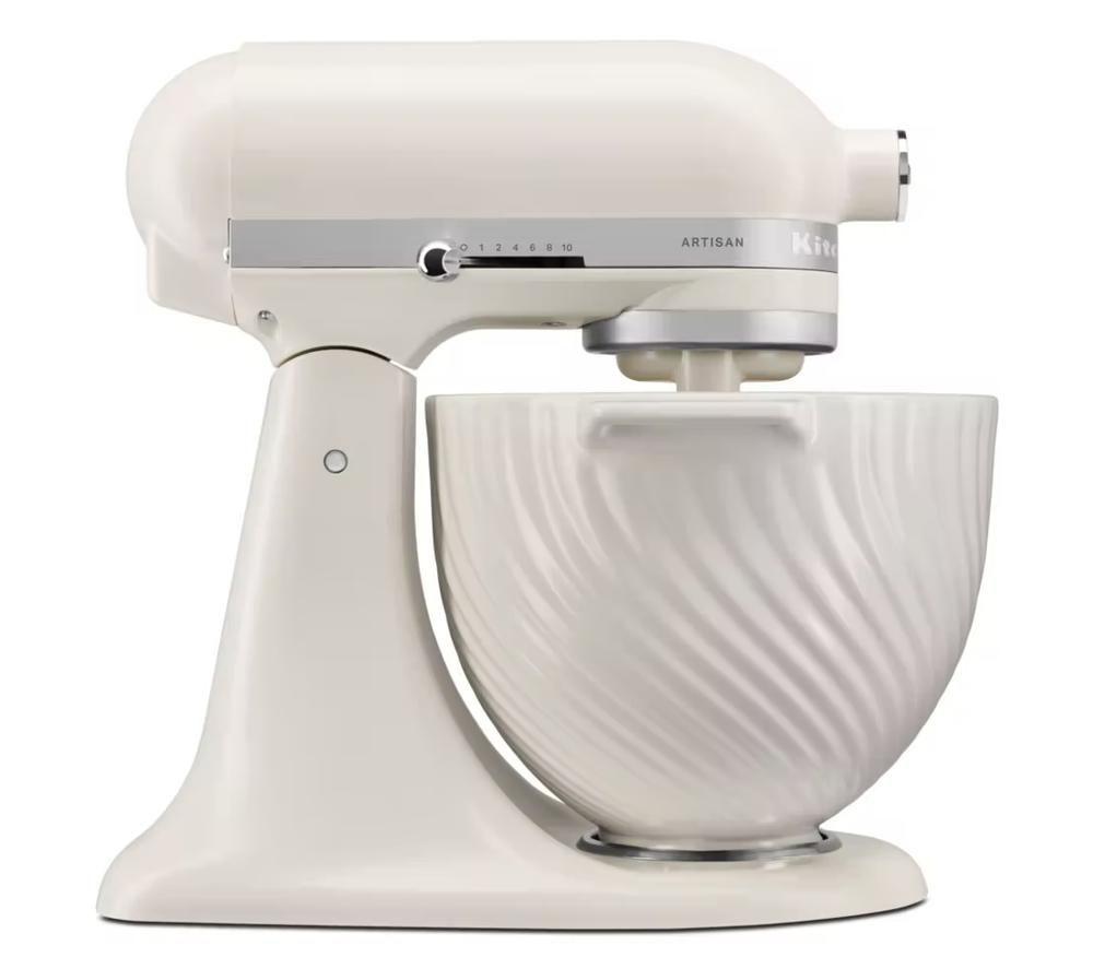 KITCHENAID 5KSM2CB5MR 4.7 Litre Ceramic Meringue Mixing Bowl - White image number 2 of 4