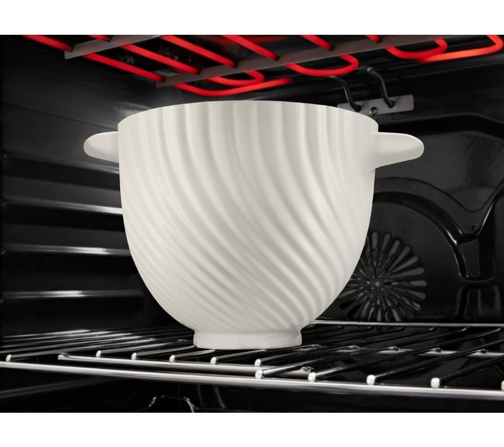 KITCHENAID 5KSM2CB5MR 4.7 Litre Ceramic Meringue Mixing Bowl - White image number 4 of 4