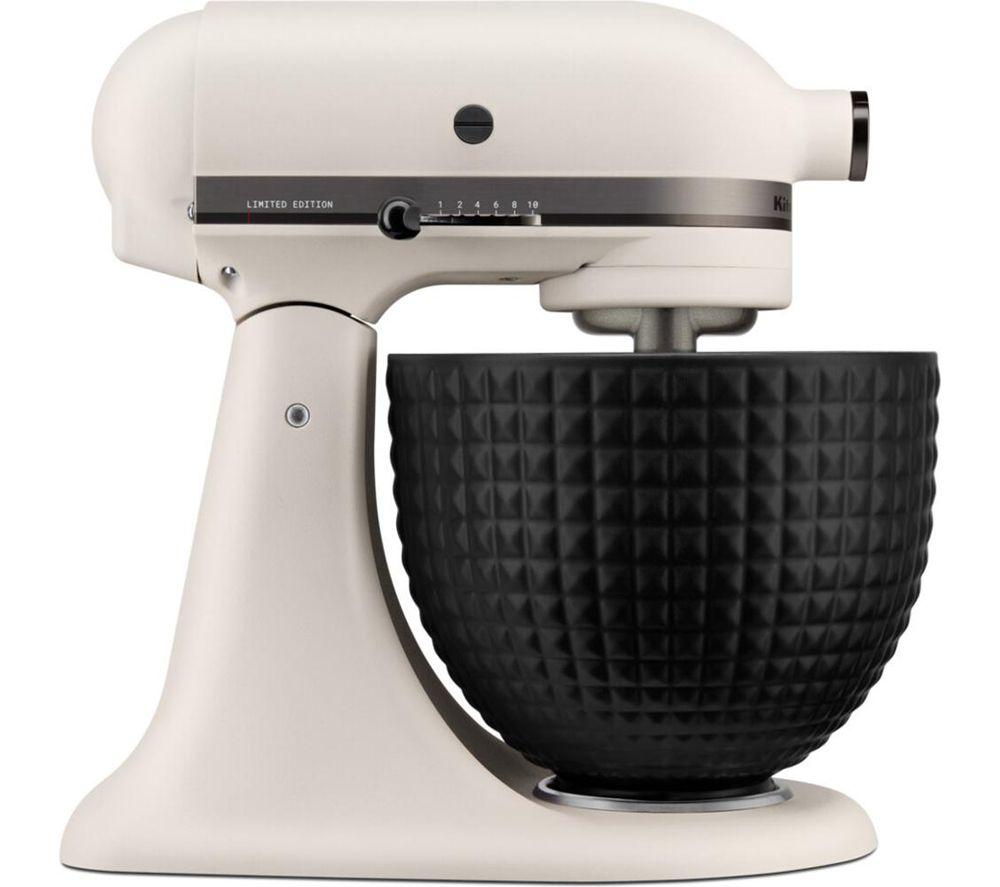 KITCHENAID 5KSM2CB5LS Ceramic 4.7 Litre Mixing Bowl - Black Studded image number 2 of 4