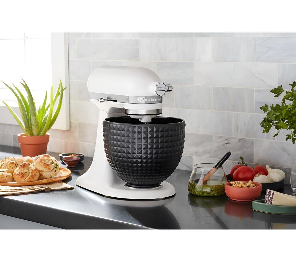 KITCHENAID 5KSM2CB5LS Ceramic 4.7 Litre Mixing Bowl - Black Studded image number 4 of 4