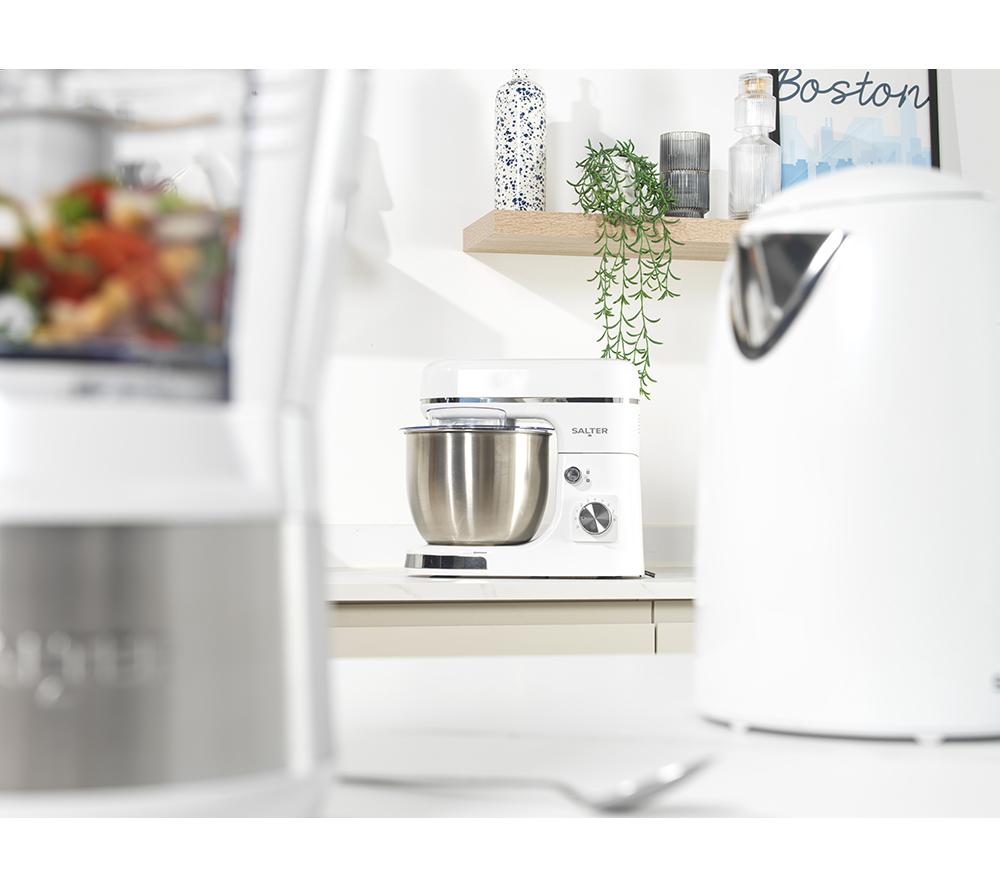 SALTER Boston EK6147MW Stand Mixer - Ice White image number 3 of 7