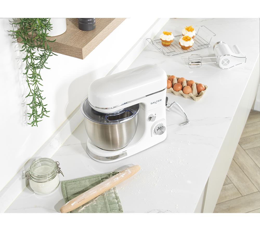 SALTER Boston EK6147MW Stand Mixer - Ice White image number 6 of 7