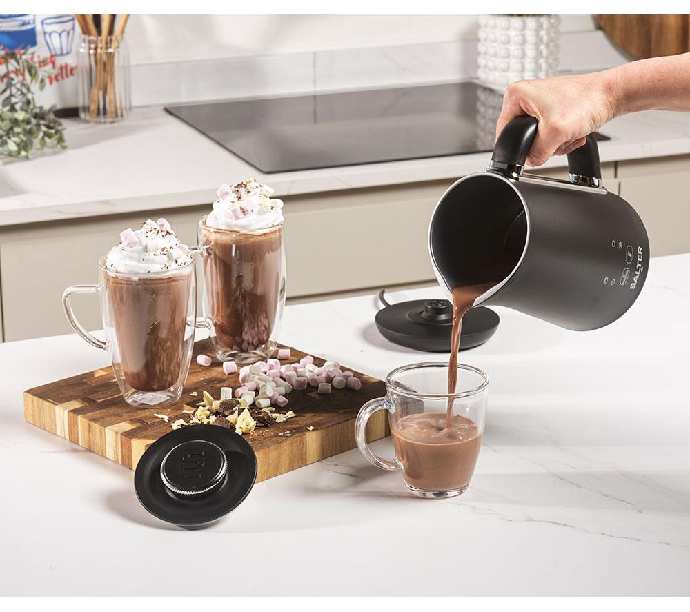 SALTER Chocolatier EK6527 Electric Milk Frother & Hot Chocolate Maker - Black image number 6 of 7