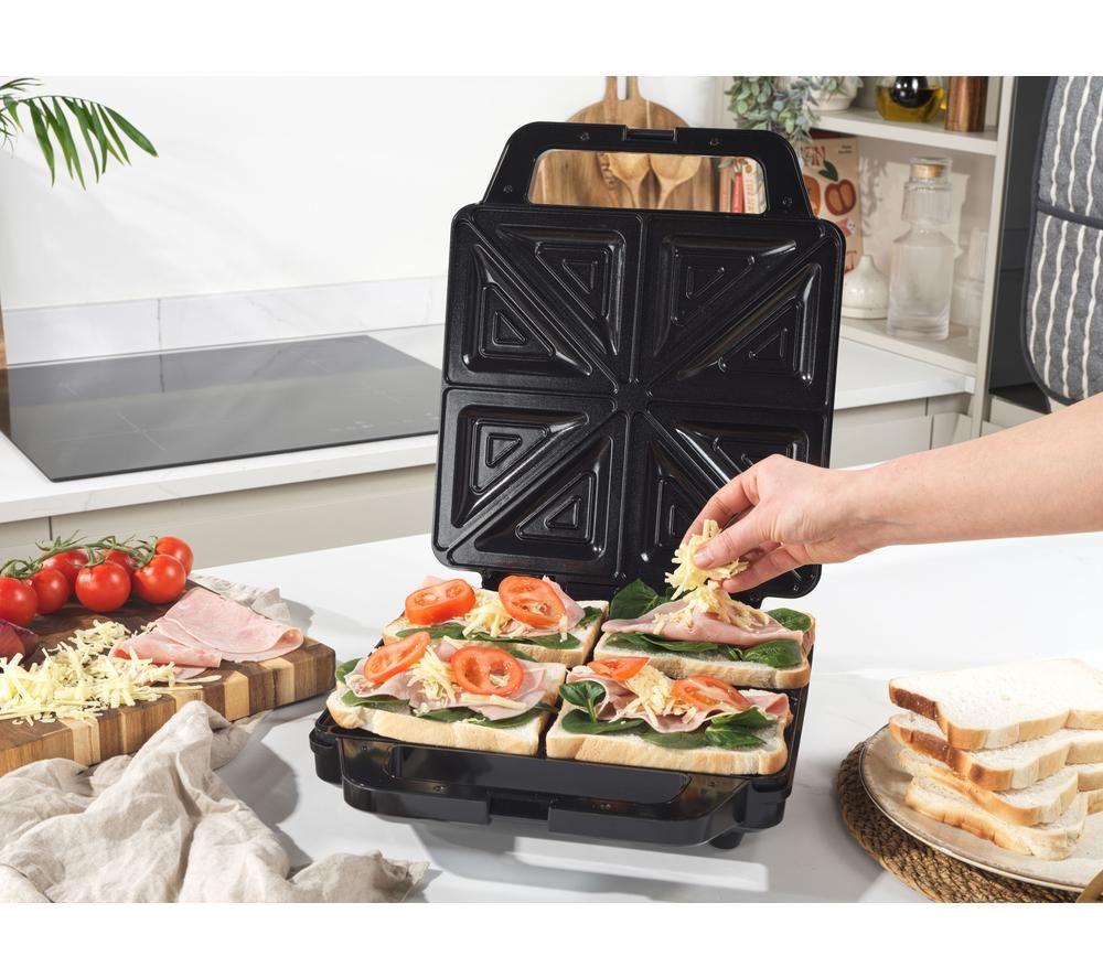 SALTER EK6538 Sandwich Toaster - Black image number 4 of 6