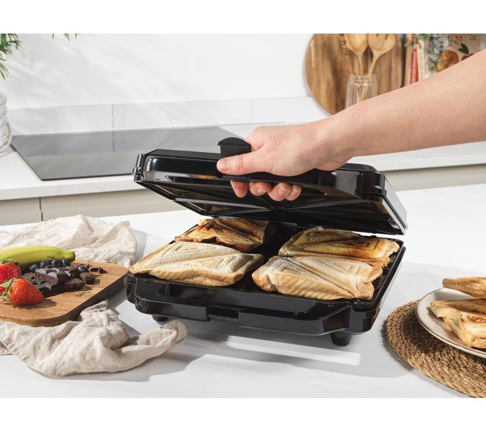 SALTER EK6538 Sandwich Toaster - Black image number 5 of 6