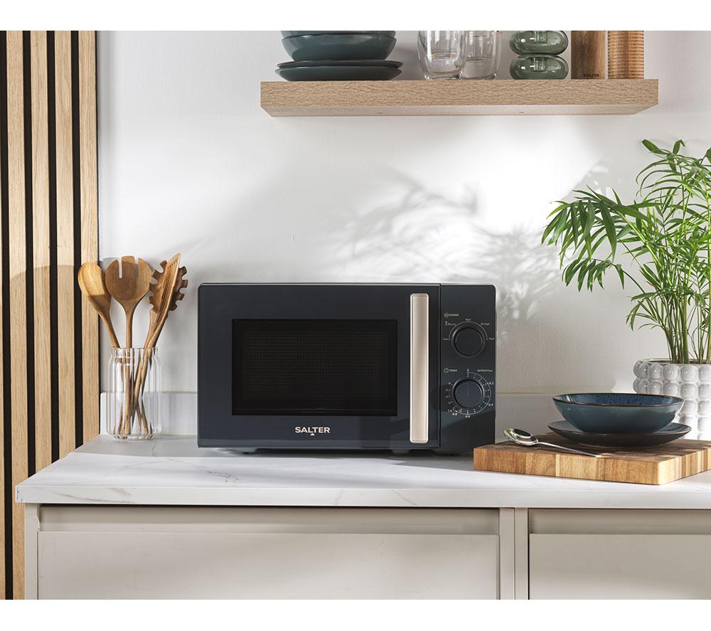 SALTER Marino EK6443BGRY Solo Microwave - Grey image number 2 of 6