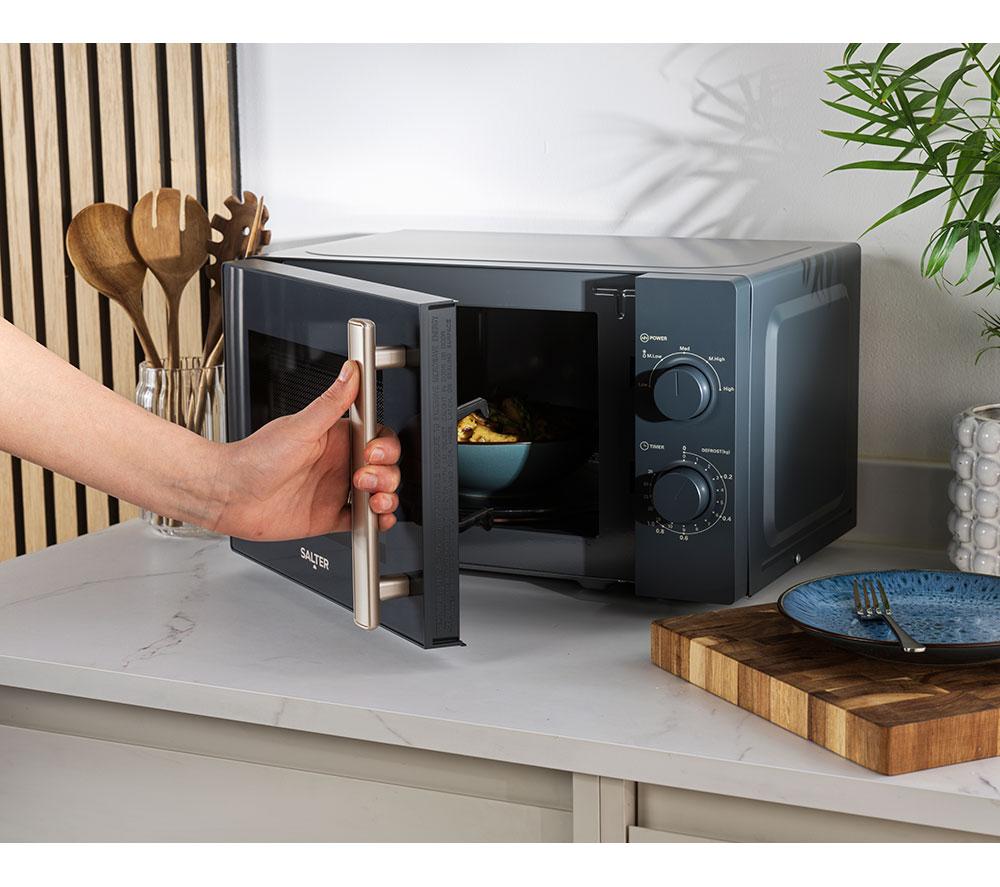 SALTER Marino EK6443BGRY Solo Microwave - Grey image number 3 of 6