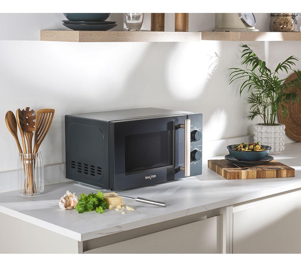 SALTER Marino EK6443BGRY Solo Microwave - Grey image number 6 of 6