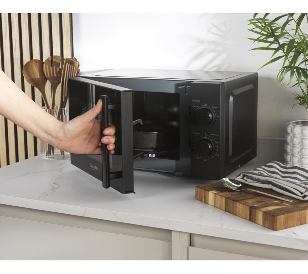 SALTER Kuro EK6443MBLK Solo Microwave - Black image number 5 of 6