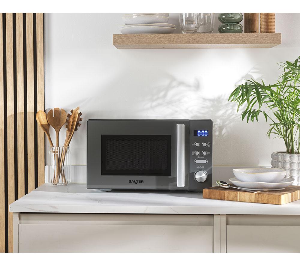 SALTER Cosmos EK6444 Solo Microwave - Grey image number 2 of 5