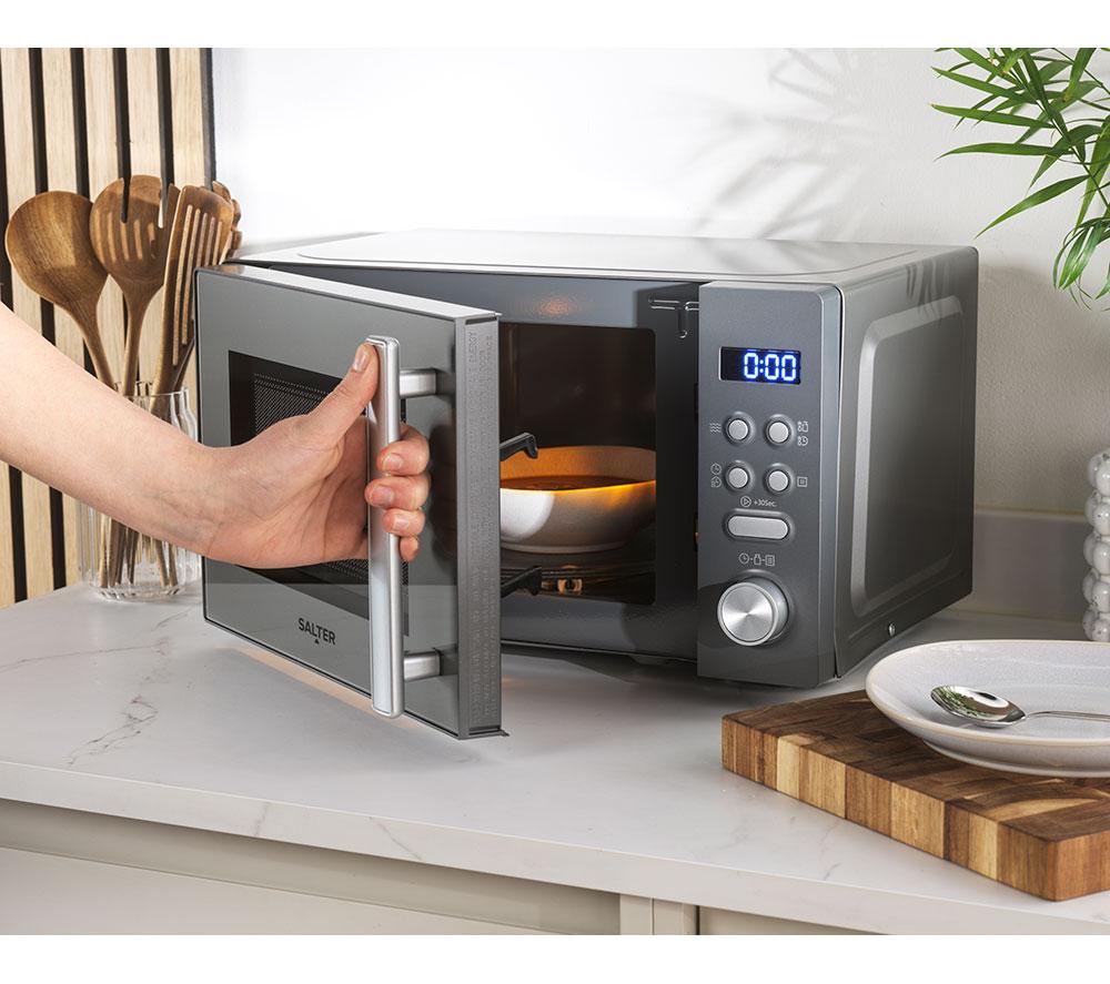 SALTER Cosmos EK6444 Solo Microwave - Grey image number 3 of 5