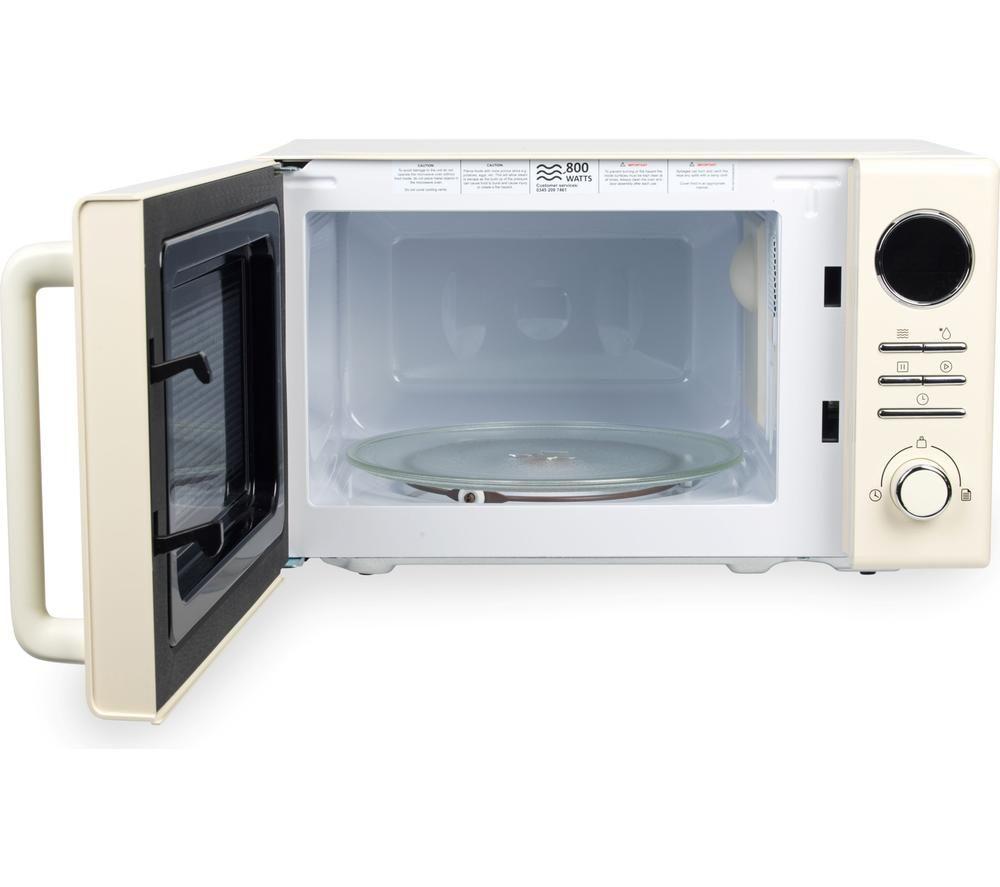 SALTER Retro EK6445CRM Solo Microwave - Cream image number 3 of 5