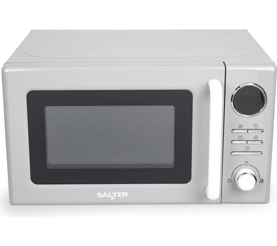 SALTER Retro EK6445GRY Solo Microwave - Grey